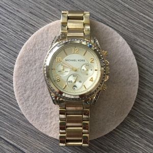 Michael Kors Gold Crystal Watch